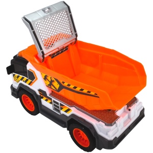 Camion de constructie Dickie Toys Dump Truck 30 cm cu lumini si sunete - Img 6
