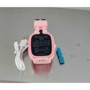 Ceas Smartwatch Flippy, Pentru Copii, Model Y36, cu Functie Telefon, 4G, Localizare LBS, Istoric Traseu, Monitorizare Spion, Apel Video, Rezistent la Apa, Roz - Img 2