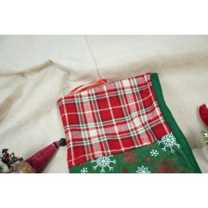 Ciorap Cadouri, Flippy,cu model ren, verde, marimea 20x40 cm, textil, interior - Img 3