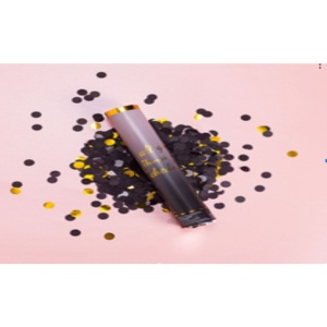 Confetti Petrecere, Flippy, Negru cu Auriu, Lungime 30 cm - Img 1