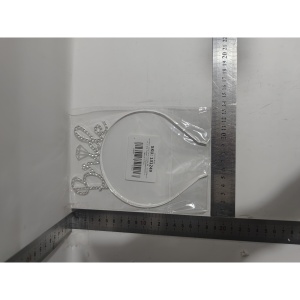 Coronita pentru Mireasa, Flippy, Bentita cu Scris Bride, cu Cristale, Marime Universala, Alba - Img 2