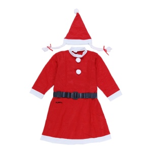 Costum Craciunita Flippy® Fata, 10-12 ani, 3 piese, Polar - Img 1