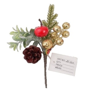 Decoratiune de Craciun, Flippy, 13 x 18 cm, Model Buchetel 3, Multicolor - Img 4