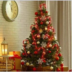 Decoratiune luminoasa pentru Craciun pe baterii, Acadele, pentru exterior, 28 cm - Img 3