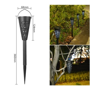 Decoratiune Solara pentru Gradina, Flippy, Tip Torta, Alb Rece - Img 7