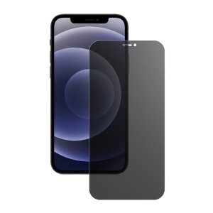 Folie de Protectie, Flippy, pentru iPhone 15, Matte Ceramic Privacy, 9H, Confidentialitate 30°, Anti-Soc, Negru Transparent - Img 1