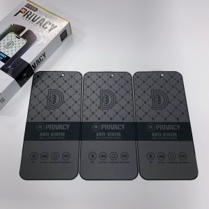 Folie de Sticla Securizata pentru Apple iPhone 15 Pro Max, Flippy, Privacy Diamond, Vizibilitate HD, Protectie Completa 9D, Anti-Static ESD, Protectie Confidentialitate, Negru - Img 4