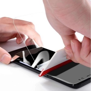 Folie Plastic Samsung Galaxy A7 2018 Transparent - Img 2