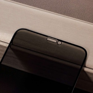 Folie Sticla Curbata Huawei P40 Pro Full Glue Privacy Negru - Img 5