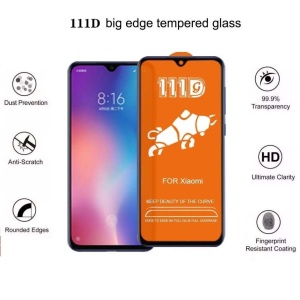 Folie Sticla Flippy® compatibila cu Xiaomi Redmi Note 9 111D Negru - Img 6