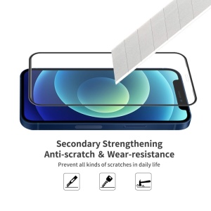 Folie Sticla securizata Flippy compatibila cu Huawei P40 Lite 5G Full Glue Privacy Negru - Img 5
