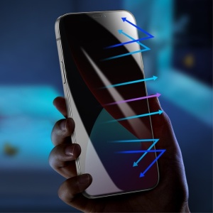 Folie Sticla securizata Flippy compatibila cu Huawei P40 Lite 5G Full Glue Privacy Negru - Img 7