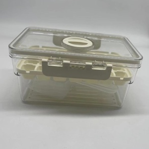 Forma de Gheata, Flippy, Doua Straturi, Inchidere Etans, din PP+PET, 19 x 12 x 9.5 cm, Bej - Img 4