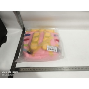 Ghiozdan Montessori, Flippy, pentru Copii 2-6 ani, Fidget Pop, cu Catarame si Fermoare, Jucarii Senzoriale, Activitate de Invatare prin Joc, Roz, 0.25 kg, 28x10x23 cm - Img 6