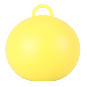 Greutate pentru Baloane, Flippy, Accesoriu Petrecere, 5.5x5.5 cm, 120 g, Galben - Img 1