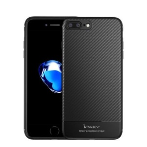 Husa Apple iPhone 7 Plus IPAKY Carbon Fiber Negru - Img 3