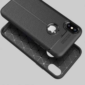 Husa Apple iPhone X Zore TPU moale Negru - Img 6