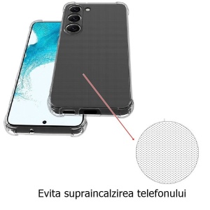 Husa de protectie Flippy, Airbag Shock Absorption, TPU, pentru Samsung Galaxy A13 4G , Transparent - Img 6