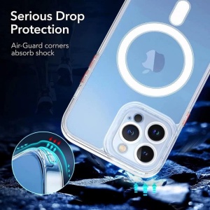 Husa de Protectie, Flippy, pentru Apple iPhone 16 Pro, MagSafe, TPU, Antisoc, Rezistenta la Impact, Protectie Camera, Transparent - Img 5