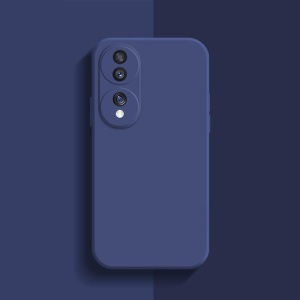 Husa de Protectie, Flippy, pentru Honor 70, Liquid Silicone, cu Microfibra pe Interior, Protectie Antisoc, Compatibil Incarcare Wireless, Albastru - Img 6