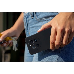 Husa de Protectie, Flippy, pentru Huawei Mate 50 Pro, Liquid Silicone, cu Microfibra pe Interior, Protectie Antisoc, Compatibil Incarcare Wireless, Negru - Img 2