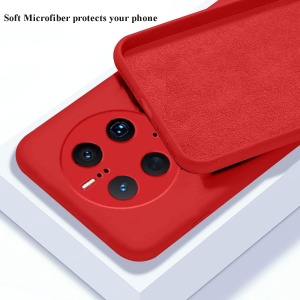 Husa de Protectie, Flippy, pentru Huawei Mate 50 Pro, Liquid Silicone, cu Microfibra pe Interior, Protectie Antisoc, Compatibil Incarcare Wireless, Rosu - Img 8