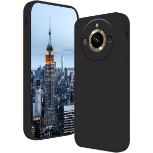 Husa de Protectie, Flippy, pentru Realme 11 Pro Plus, Liquid Silicone, cu Microfibra pe Interior, Protectie Antisoc, Compatibil Incarcare Wireless, Negru - Img 1