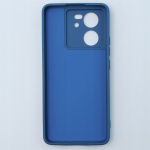 Husa de Protectie, Flippy, pentru Xiaomi Redmi 13T, Liquid Silicone, cu Microfibra pe Interior, Protectie Antisoc, Compatibil Incarcare Wireless, Albastru - Img 5