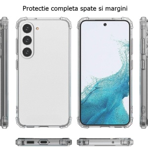 Husa de protectie Flippy, TPU, pentru Samsung A34 5G, Antisoc, Protectie colturi, Rezistenta la impact, Transparenta - Img 5