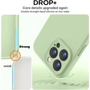 Husa de Protectie Matte TPU, Flippy, pentru Apple iPhone 16 Pro Max, Protectie Camera, Antisoc, Antizgariere, Antialunecare, Acoperire Completa, Verde - Img 3
