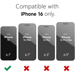 Husa de Protectie Matte TPU, Flippy, pentru Apple iPhone 16, Protectie Camera, Antisoc, Antizgariere, Antialunecare, Acoperire Completa, Negru - Img 5