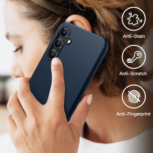 Husa de Protectie Matte TPU, Flippy, pentru Samsung Galaxy S24 FE, Protectie Camera, Antisoc, Antizgariere, Antialunecare, Acoperire Completa, Albastru - Img 2