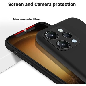 Husa de Protectie Matte TPU, Flippy, pentru Xiaomi Redmi 12, Protectie Camera, Antisoc, Antizgariere, Antialunecare, Acoperire Completa, Negru - Img 4