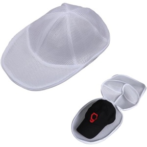 Husa de Spalare Sapca, Flippy, pentru Masina de Spalat, din Poliester, Circumferinta 53 cm, cu Fermoar, Alb - Img 4