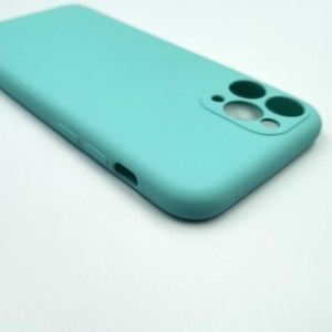 Husa pentru Samsung Galaxy A3 4G, Flippy, Liquid Silicone, cu Microfibra pe interior, Protectie Antisoc, Albastru deschis - Img 5
