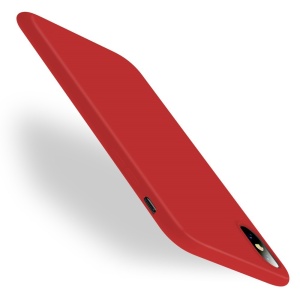 Husa protectie compatibila cu Apple iPhone X/XS Liquid Silicone Case Rosu - Img 10