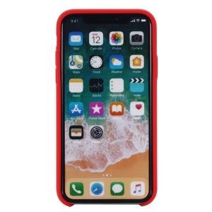 Husa protectie compatibila cu Apple iPhone XR Liquid Silicone Case Rosu - Img 8