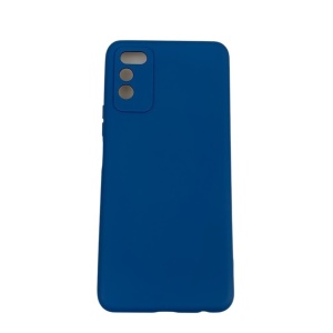 Husa protectie compatibila cu Huawei Enjoy Z Liquid Silicone Case Albastru inchis - Img 8