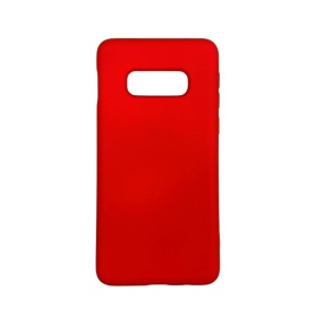 Husa protectie compatibila cu Samsung S10E Liquid Silicone Case Rosu - Img 6