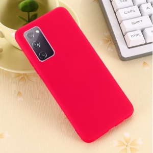 Husa protectie compatibila cu Samsung S20 Liquid Silicone Case Rosu - Img 10