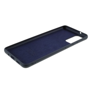 Husa protectie compatibila cu Samsung S20 Plus Liquid Silicone Case Albastru inchis - Img 5