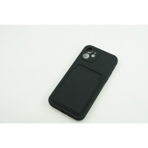 Husa protectie cu suport card compatibila cu Samsung A72 Negru - Img 8