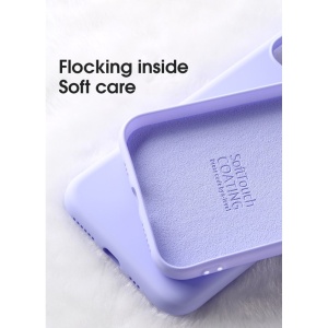 Husa protectie Flippy compatibila cu Apple iPhone 11 Liquid Silicone Case Rosu - Img 16