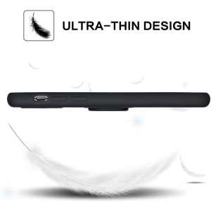 Husa protectie Flippy compatibila cu Apple iPhone 11 Pro Liquid Silicone Ring cu suport rotativ Negru - Img 6