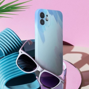 Husa protectie Flippy compatibila cu Apple iPhone 11 Pro Max Tpu Ombre, Albastru/Mov - Img 11