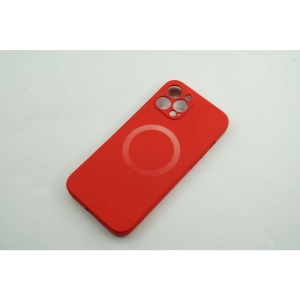 Husa protectie Flippy compatibila cu Apple iPhone 12 Mini Mag Safe Silicone Rosu - Img 4