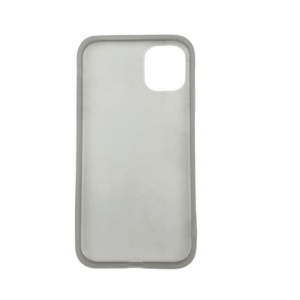 Husa protectie Flippy compatibila cu Apple iPhone 12 Soft IMD TPU Marble Geometric Verde - Img 4