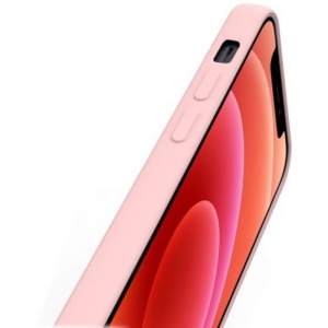 Husa protectie Flippy compatibila cu Huawei P Smart 2020 Liquid Silicone Case Roz - Img 5