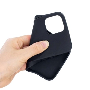 Husa protectie Flippy compatibila cu iPhone 11 Matte Tpu Negru - Img 4