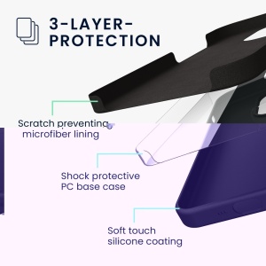 Husa protectie Flippy compatibila cu Samsung Galaxy A02S Liquid Silicone Case Negru - Img 7